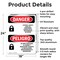 Signmission Lockout Tagout Setup Maintenance Bilingual Danger Sign, Aluminum, 18in W x 24in L, 2PK OS-2PACK-DS-A-1824-VS-1428 - alternate 5